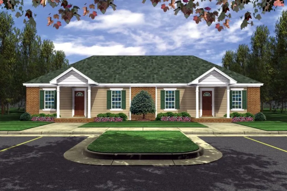 Full Rendering for House Plan #211070