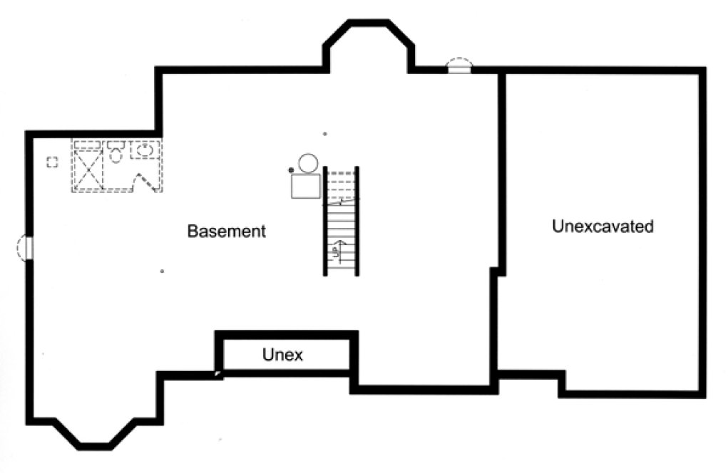 Basement Plan for House Plan #538522