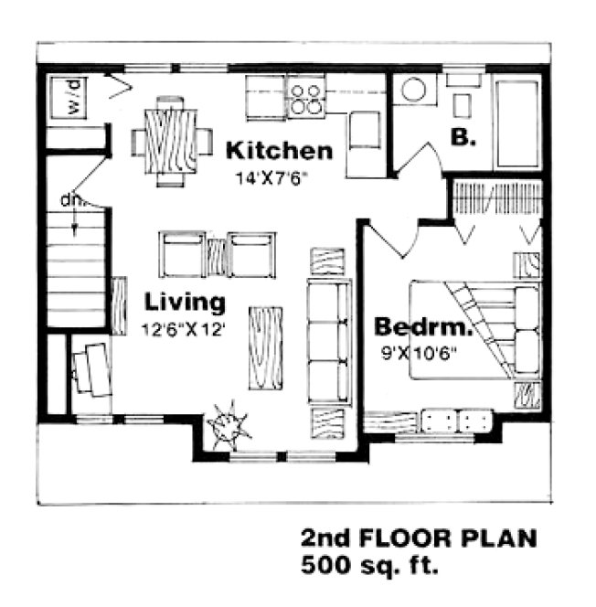 Main Floor Plan for House Plan #364211