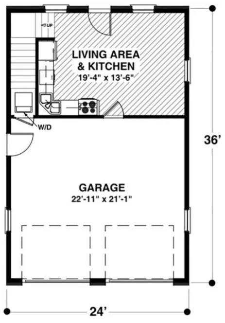 Main Floor Plan for House Plan #275080