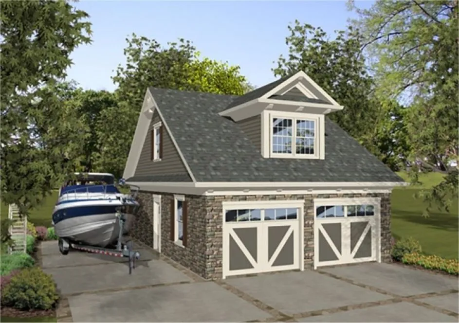 Full Rendering for House Plan #275080