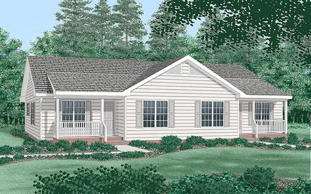 Full Rendering for House Plan #658602