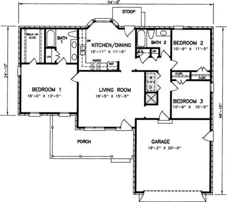 Main Floor Plan for House Plan #650641