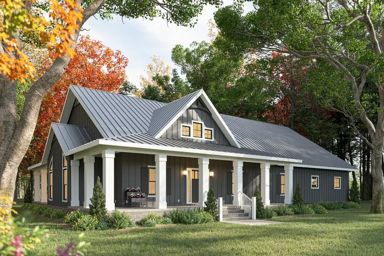 Full Rendering for House Plan #432132