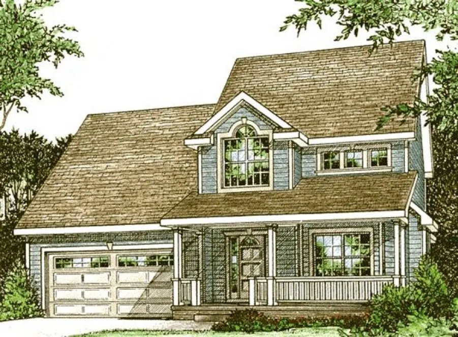 Full Rendering for House Plan #154451