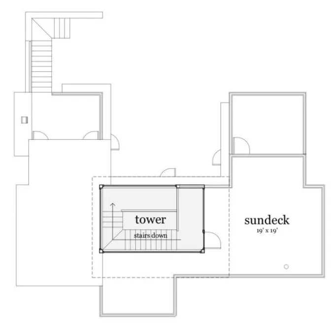 Third Floor Plan for House Plan #663291