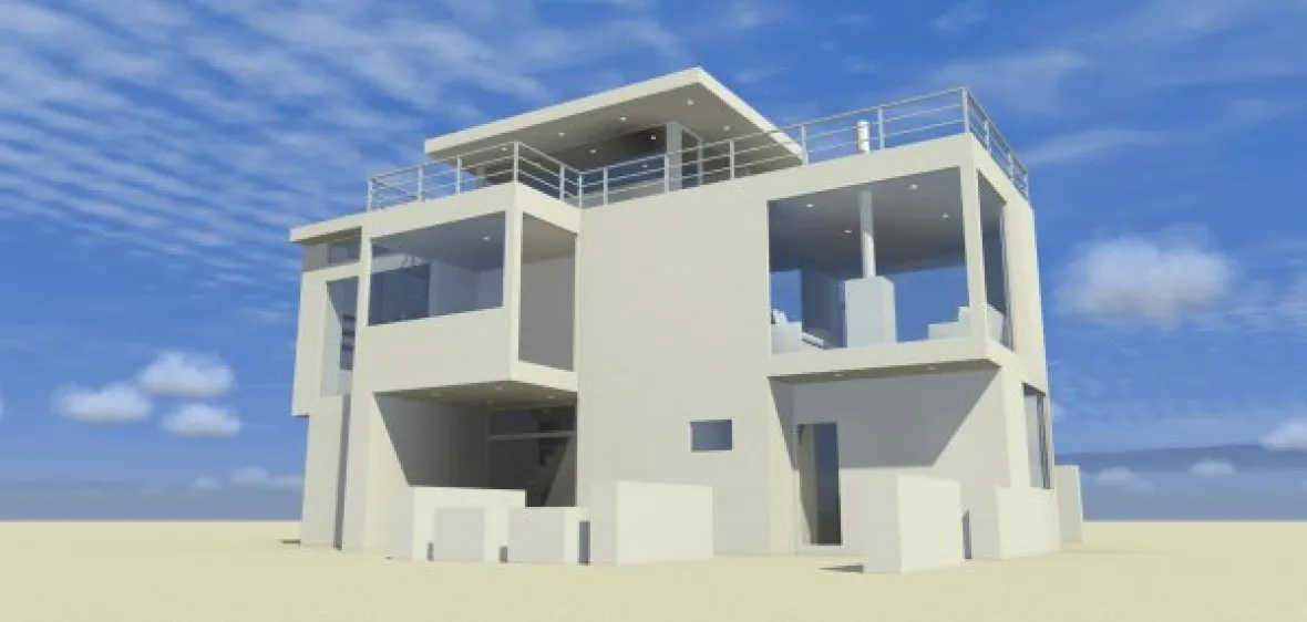 Full Rendering for House Plan #663291