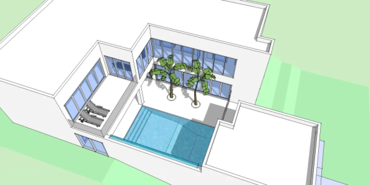 Left Elevation for House Plan #667574