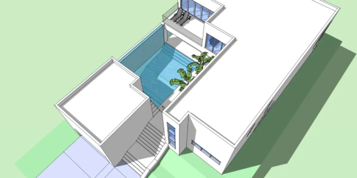 Right Elevation for House Plan #667574