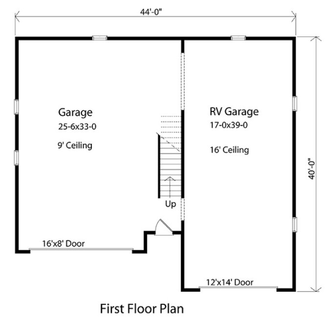 Main Floor Plan for House Plan #419891