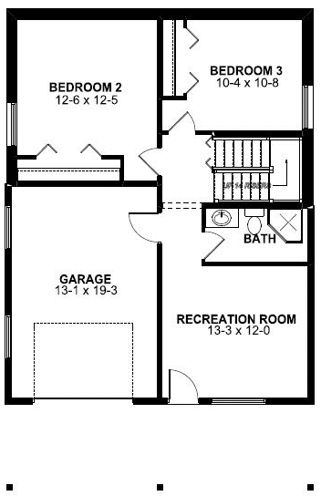 Basement Plan for House Plan #195091