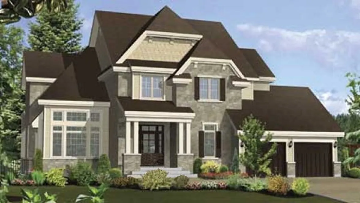 Full Rendering for House Plan #171513