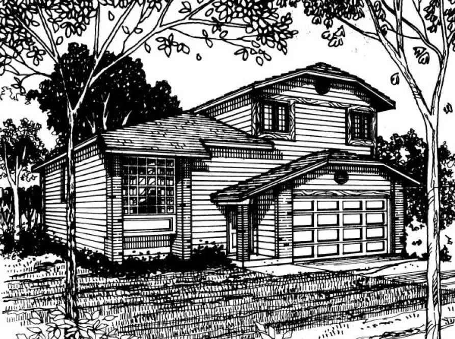 Full Rendering for House Plan #200251