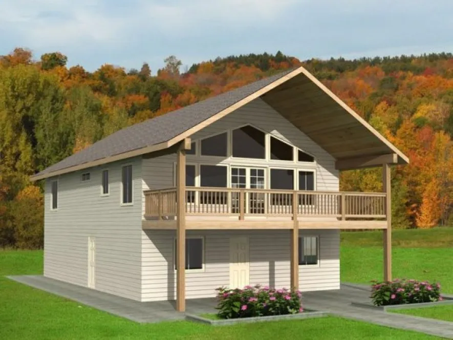 Full Rendering for House Plan #450231