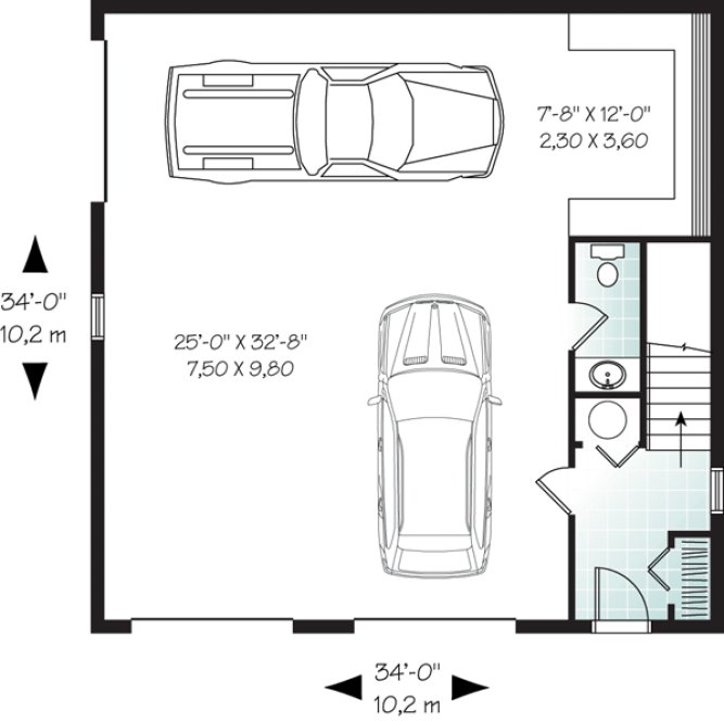 Main Floor Plan for House Plan #143893