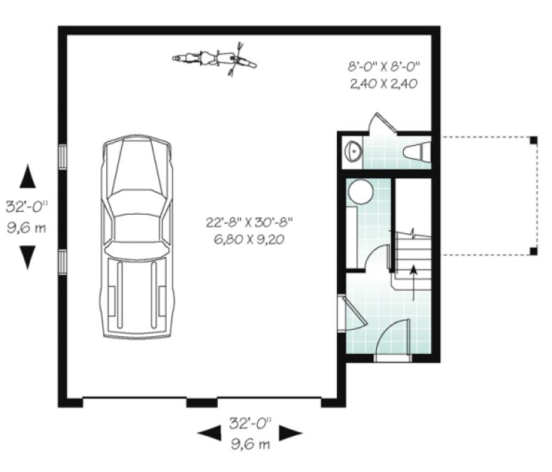 Main Floor Plan for House Plan #143393