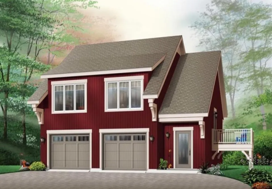 Full Rendering for House Plan #143393