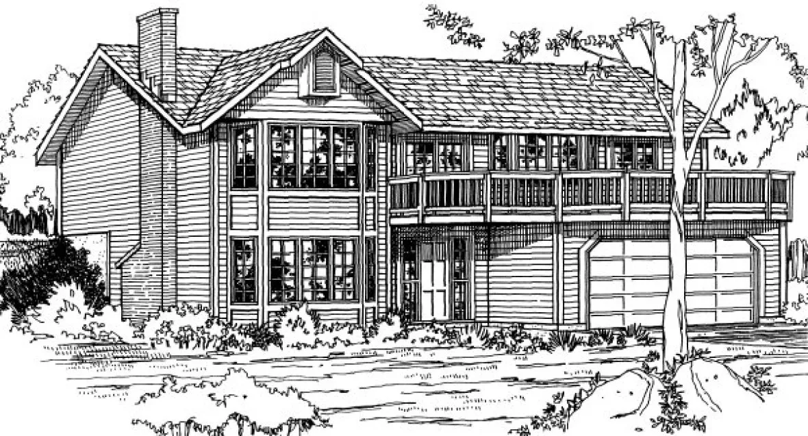 Full Rendering for House Plan #220160