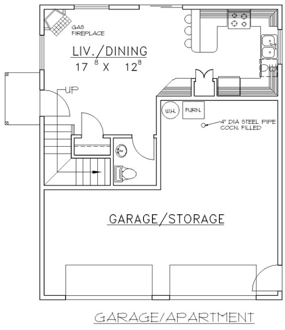 Main Floor Plan for House Plan #450159