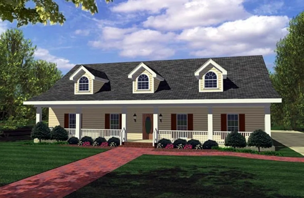 Full Rendering for House Plan #436581