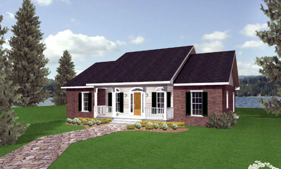 Full Rendering for House Plan #430071