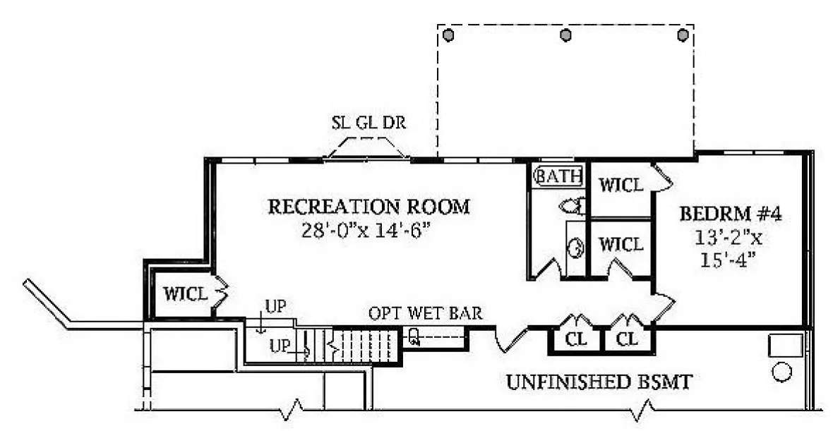 Basement Plan for House Plan #626641