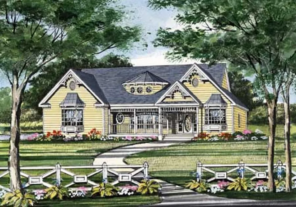 Full Rendering for House Plan #626641