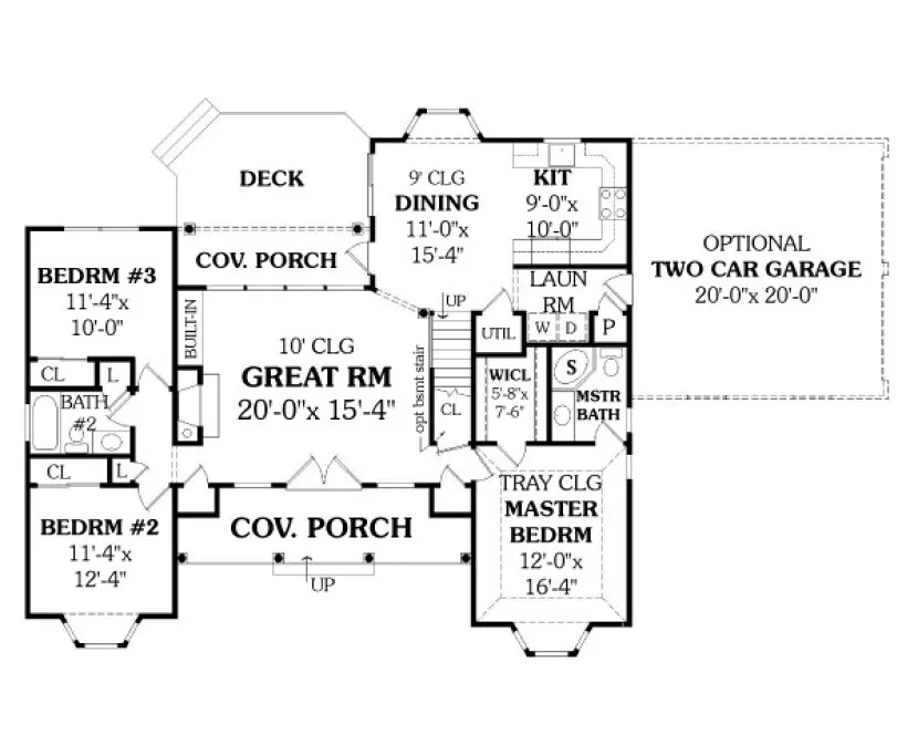 Main Floor Plan for House Plan #626764