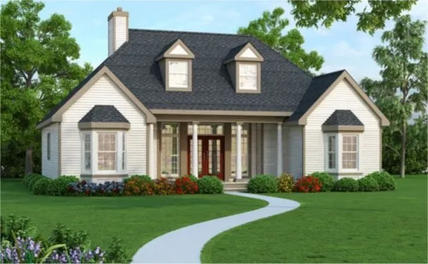 Full Rendering for House Plan #626764
