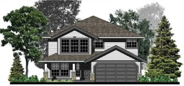 Full Rendering for House Plan #507241