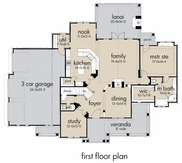 Main Floor Plan for House Plan #645752