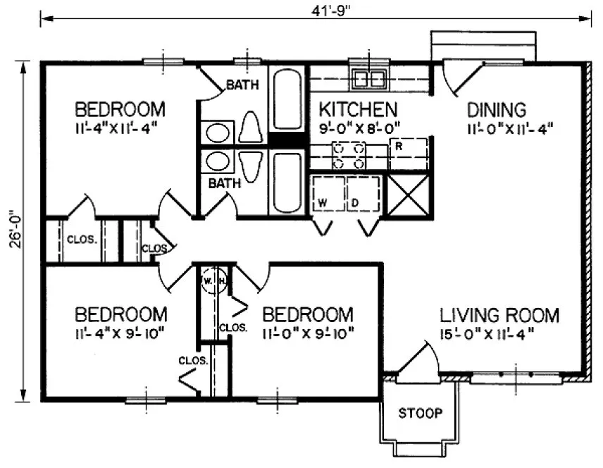 Main Floor Plan for House Plan #651601