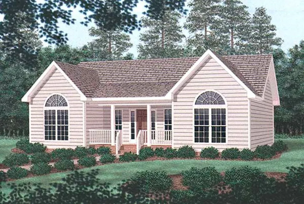 Full Rendering for House Plan #656131