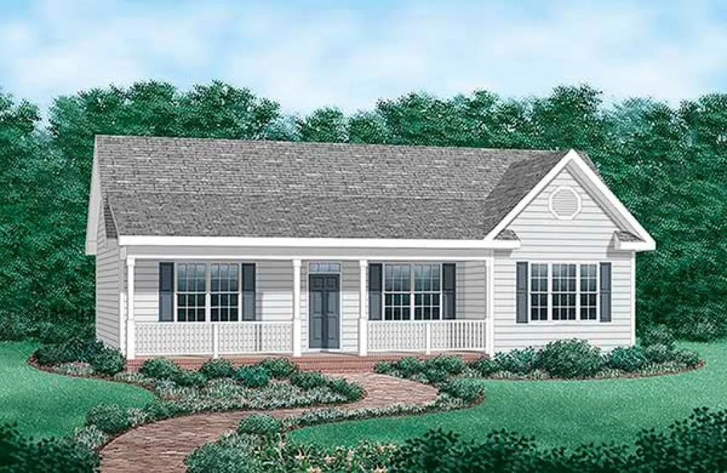 Full Rendering for House Plan #658521