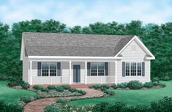 Full Rendering for House Plan #658521