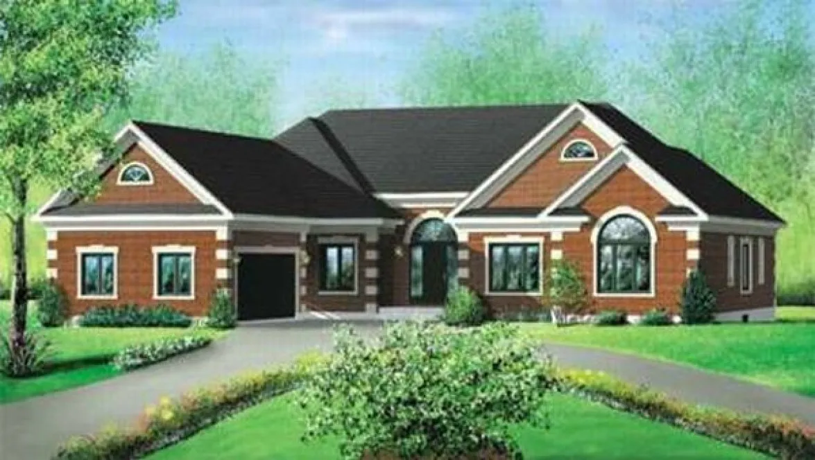 Full Rendering for House Plan #178811