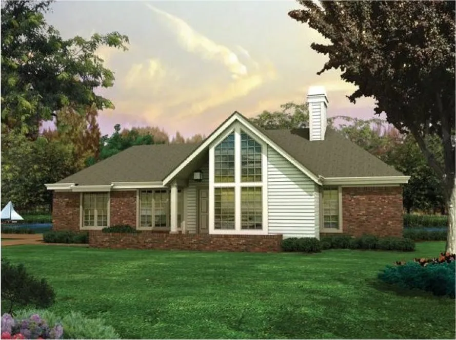 Full Rendering for House Plan #631231