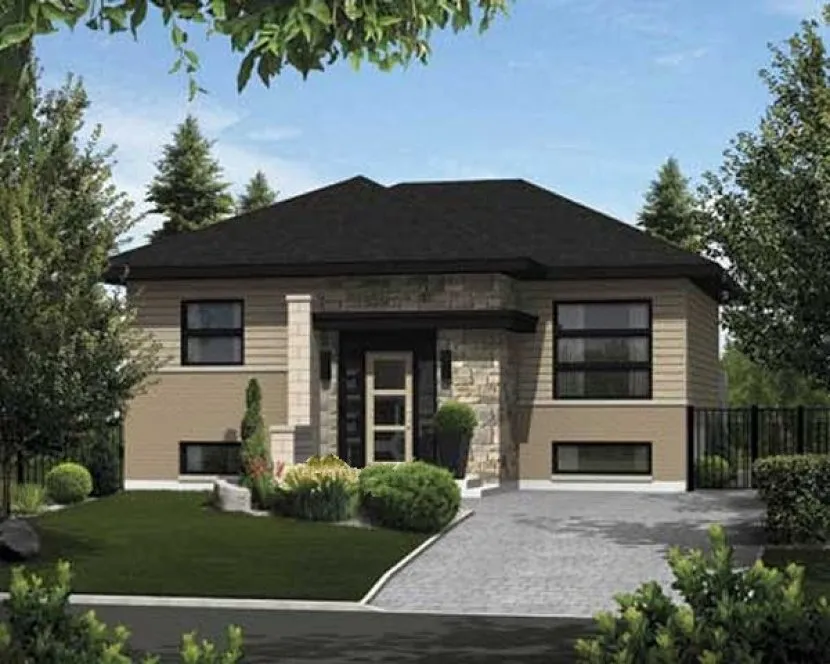 Full Rendering for House Plan #170369