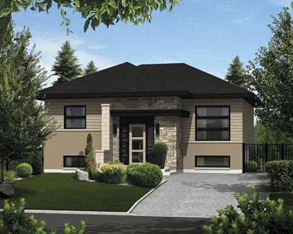 Full Rendering for House Plan #170369