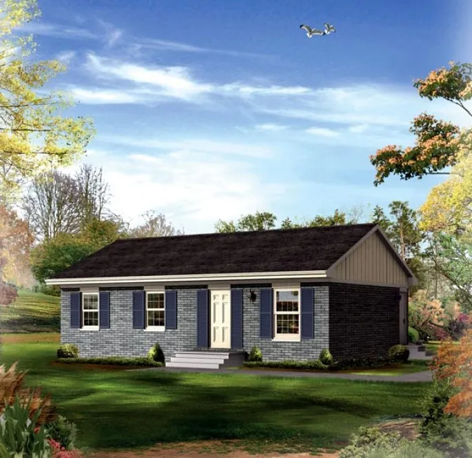 Full Rendering for House Plan #630001