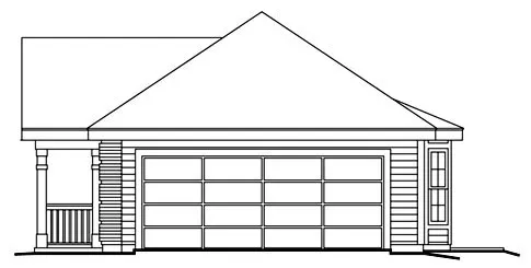 Right Elevation for House Plan #630885