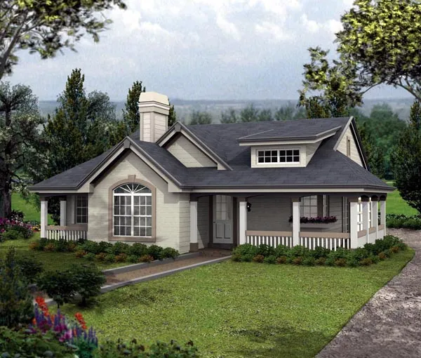 Full Rendering for House Plan #636131