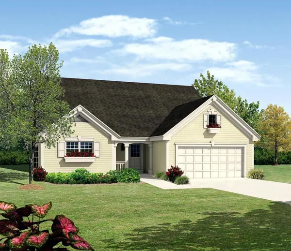 Full Rendering for House Plan #636021