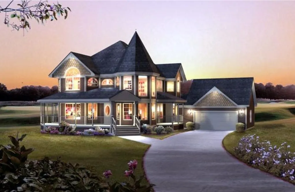 Full Rendering for House Plan #630652