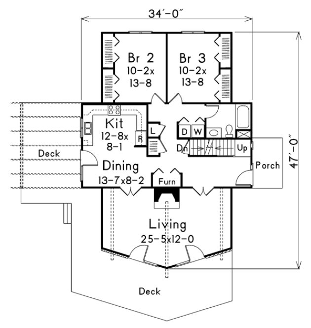 Main Floor Plan for House Plan #639671