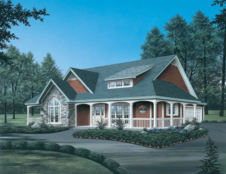 Full Rendering for House Plan #639202