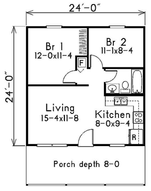 Main Floor Plan for House Plan #630675