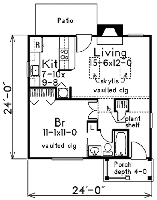 Main Floor Plan for House Plan #630576