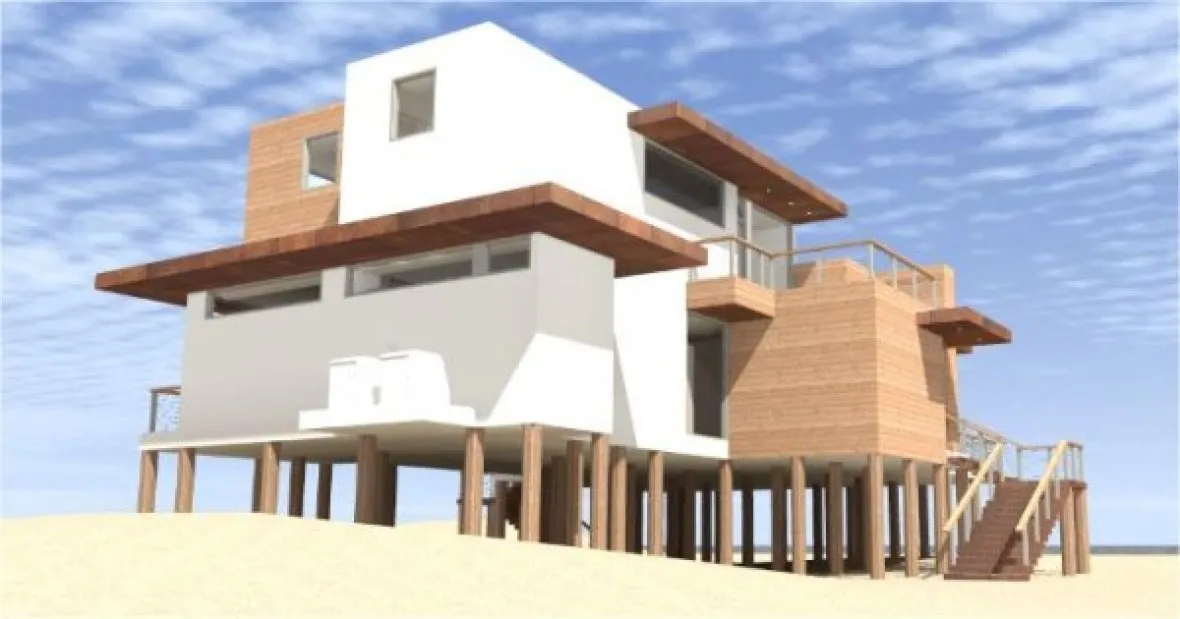 Right Elevation for House Plan #660942