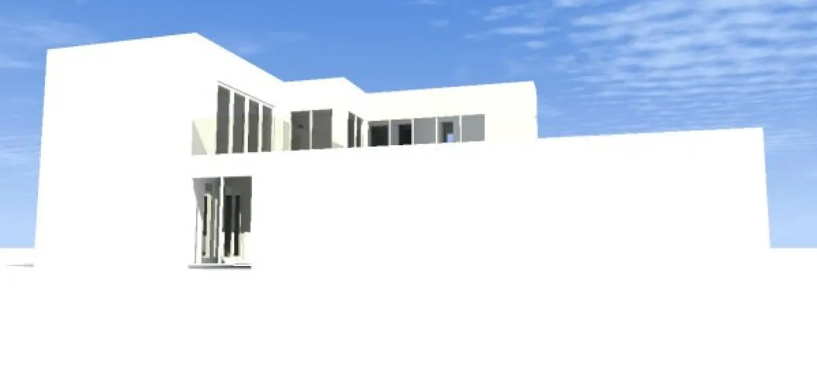 Left Elevation for House Plan #662952